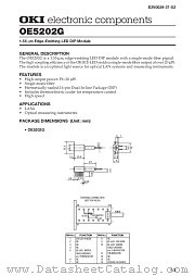 OE5202G datasheet pdf OKI electronic components