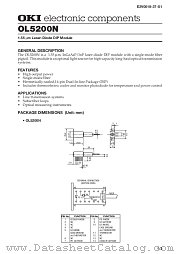 OL5200N datasheet pdf OKI electronic components