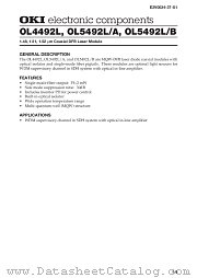 OL5492L datasheet pdf OKI electronic components