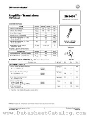 2N5401-D datasheet pdf ON Semiconductor