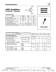 2N5460-D datasheet pdf ON Semiconductor