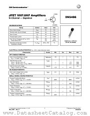 2N5486-D datasheet pdf ON Semiconductor