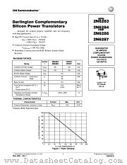 2N6284-D datasheet pdf ON Semiconductor