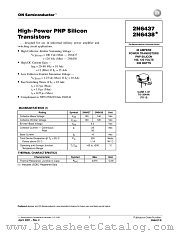 2N6437-D datasheet pdf ON Semiconductor