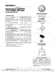 2N7002LT1-D datasheet pdf ON Semiconductor
