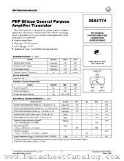 2SA1774-D datasheet pdf ON Semiconductor