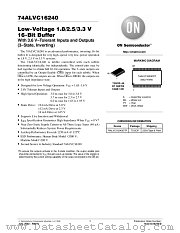 74ALVC16240-D datasheet pdf ON Semiconductor