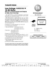 74ALVC16244-D datasheet pdf ON Semiconductor