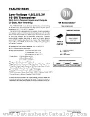 74ALVC16245-D datasheet pdf ON Semiconductor