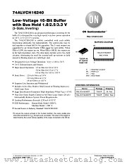 74ALVCH16240-D datasheet pdf ON Semiconductor