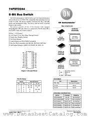 74FST3244-D datasheet pdf ON Semiconductor
