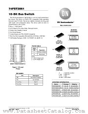 74FST3861-D datasheet pdf ON Semiconductor