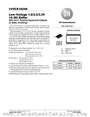 74VCX16240-D datasheet pdf ON Semiconductor