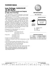 74VCXH16244-D datasheet pdf ON Semiconductor