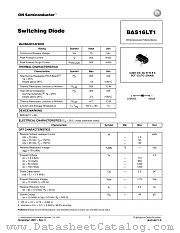 BAS16LT1-D datasheet pdf ON Semiconductor