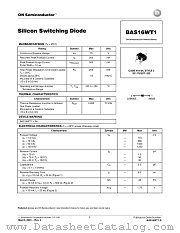 BAS16WT1-D datasheet pdf ON Semiconductor