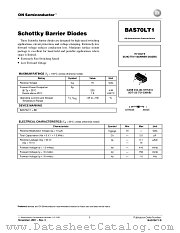 BAS70LT1-D datasheet pdf ON Semiconductor