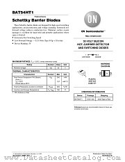 BAT54HT1-D datasheet pdf ON Semiconductor