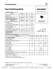 BAV70WT1-D datasheet pdf ON Semiconductor