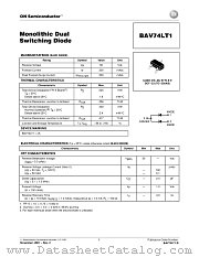 BAV74LT1-D datasheet pdf ON Semiconductor