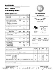 BAV99LT1-D datasheet pdf ON Semiconductor