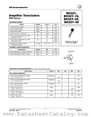 BC327-D datasheet pdf ON Semiconductor