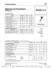 BC489-D datasheet pdf ON Semiconductor