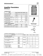 BC546-D datasheet pdf ON Semiconductor
