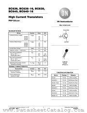 BC636-D datasheet pdf ON Semiconductor