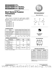 BC856BDW1T1-D datasheet pdf ON Semiconductor