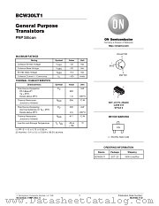 BCW30LT1-D datasheet pdf ON Semiconductor