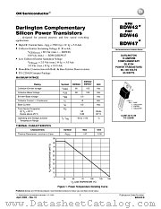 BDW42-D datasheet pdf ON Semiconductor