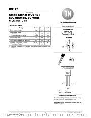 BS170-D datasheet pdf ON Semiconductor