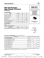 BSP16T1-D datasheet pdf ON Semiconductor