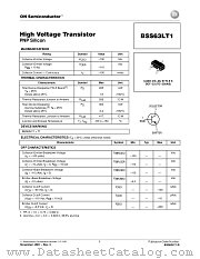 BSS63LT1-D datasheet pdf ON Semiconductor