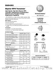 BUD43D2-D datasheet pdf ON Semiconductor