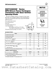 BUT33-D datasheet pdf ON Semiconductor