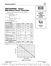 BUV20-D datasheet pdf ON Semiconductor