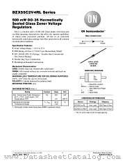BZX55C2V4RL-D datasheet pdf ON Semiconductor