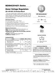 BZX84C2V4LT1-D datasheet pdf ON Semiconductor