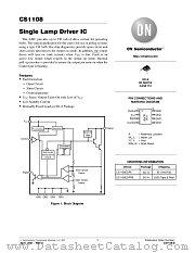 CS1108-D datasheet pdf ON Semiconductor