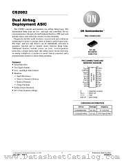 CS2082-D datasheet pdf ON Semiconductor