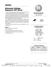 CS3361-D datasheet pdf ON Semiconductor
