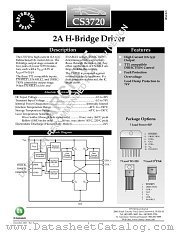 CS3720-D datasheet pdf ON Semiconductor