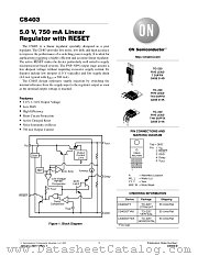 CS403-D datasheet pdf ON Semiconductor