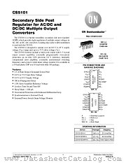 CS5101-D datasheet pdf ON Semiconductor