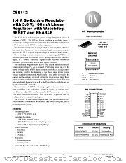 CS5112-D datasheet pdf ON Semiconductor