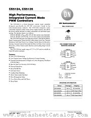 CS5124-D datasheet pdf ON Semiconductor