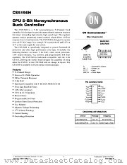 CS5156H-D datasheet pdf ON Semiconductor