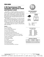 CS5166H-D datasheet pdf ON Semiconductor